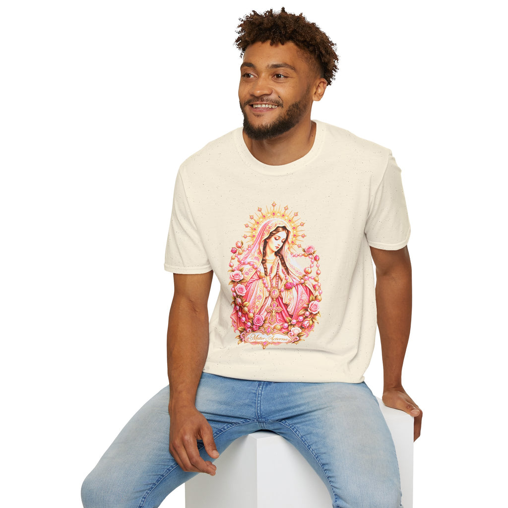 Our Lady of Guadalupe T-Shirt — Vintage Rose - MATER AETERNA