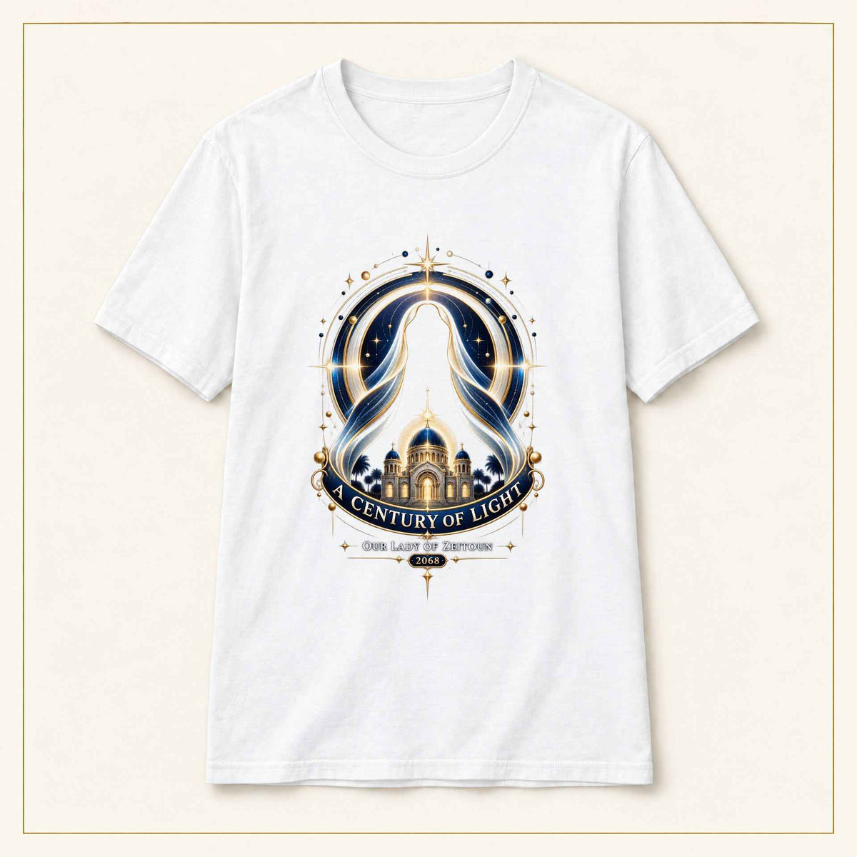 A Century of Light T-Shirt — Our Lady of Zeitoun