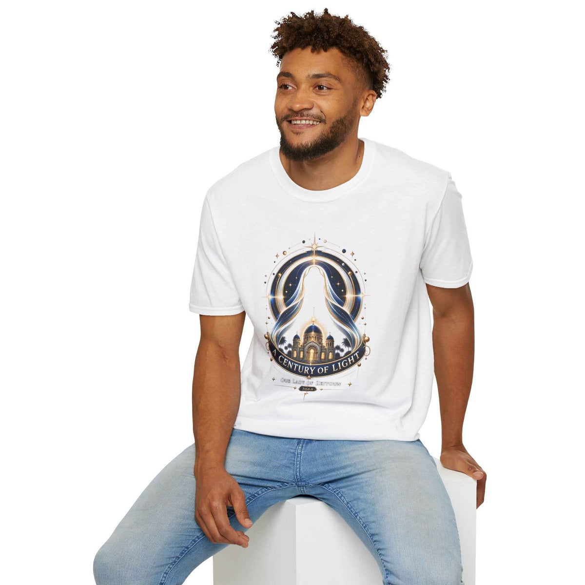 A Century of Light T-Shirt — Our Lady of Zeitoun