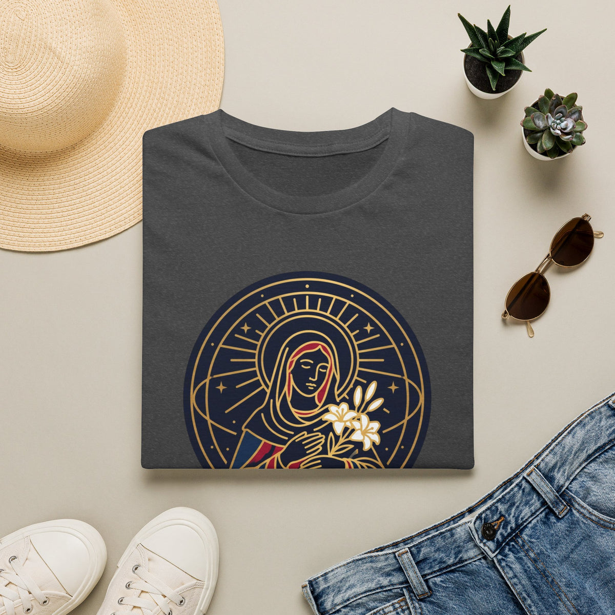 Wear The Light T-Shirt — Radiant Madonna Graphic Tee
