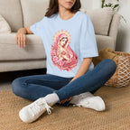 Our Lady of Guadalupe T-Shirt — Floral Gold Halo - MATER AETERNA