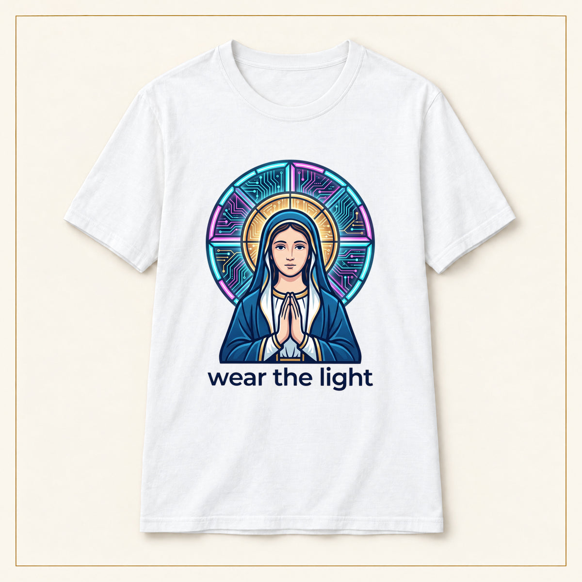 Virgin Mary Graphic T-Shirt — Wear the Light