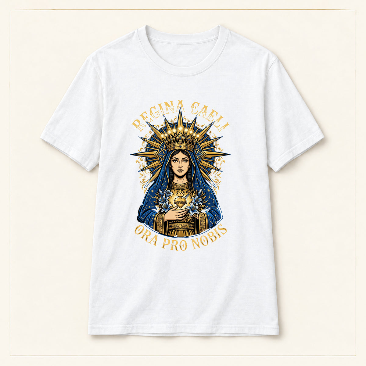 Regina Caeli T-Shirt — Marian Queen