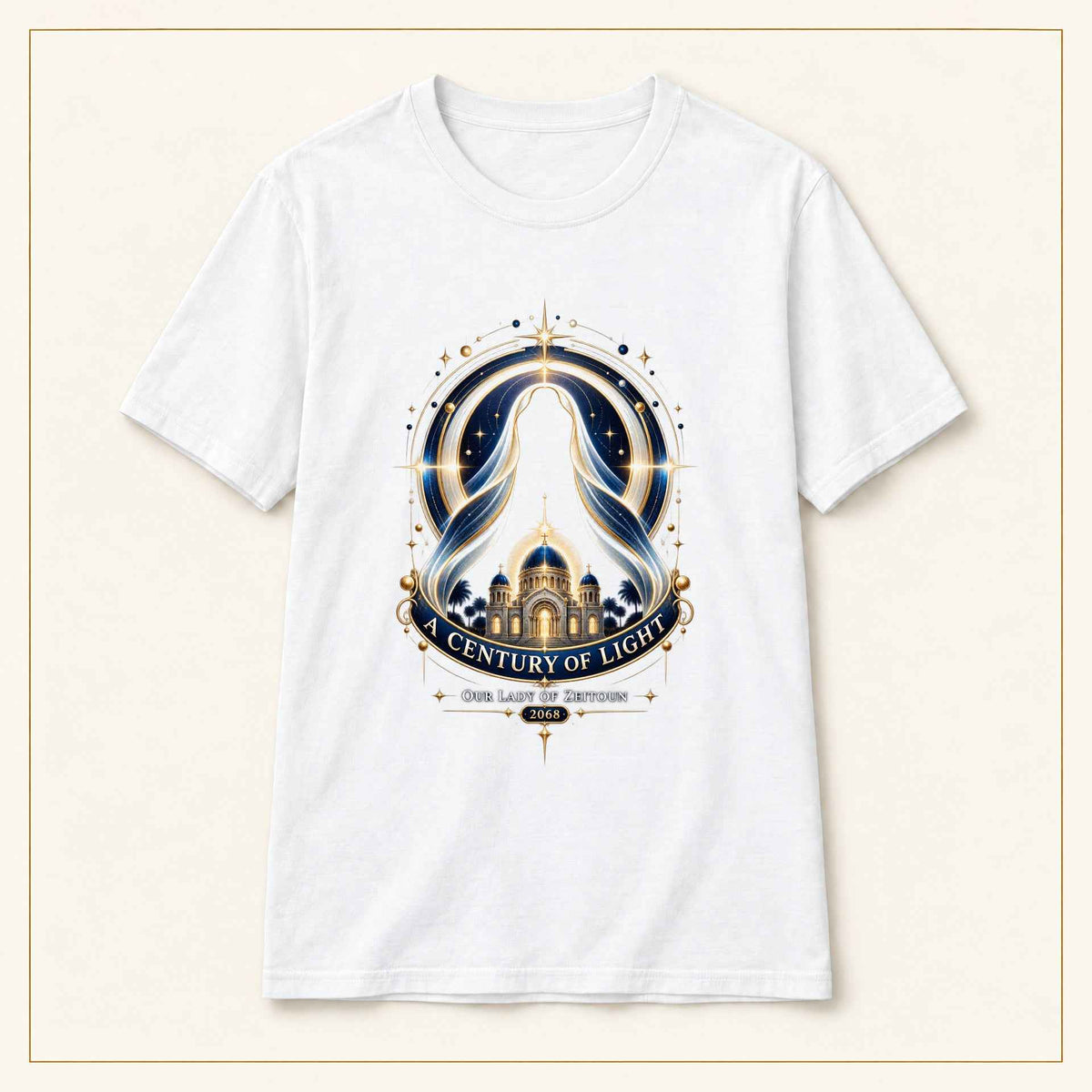 A Century of Light T-Shirt — Our Lady of Zeitoun