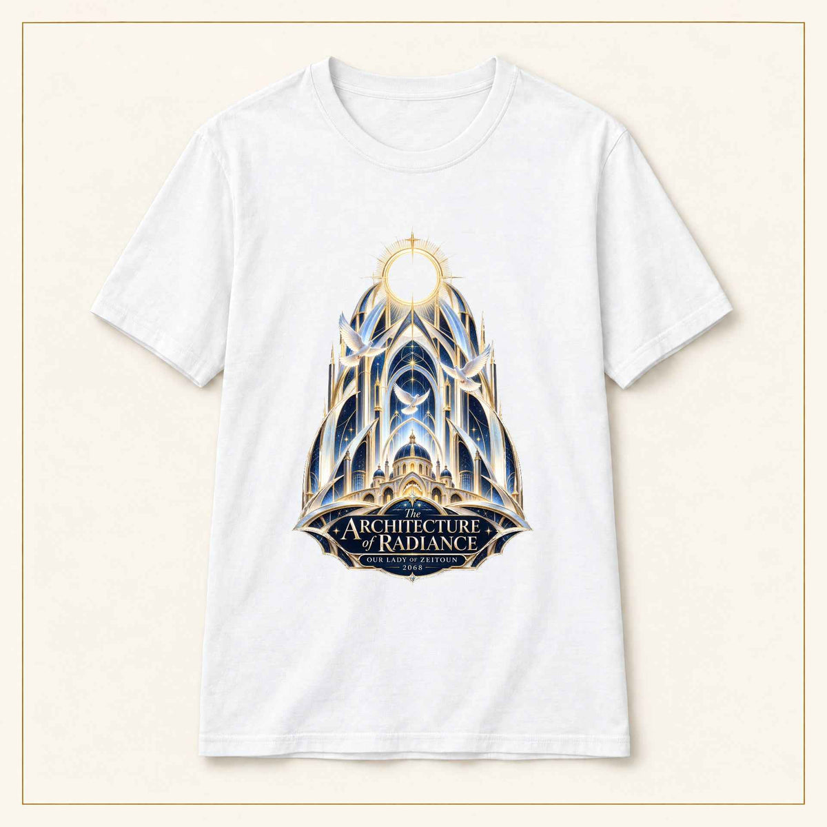 The Architecture of Radiance T-Shirt — Our Lady of Zeitoun