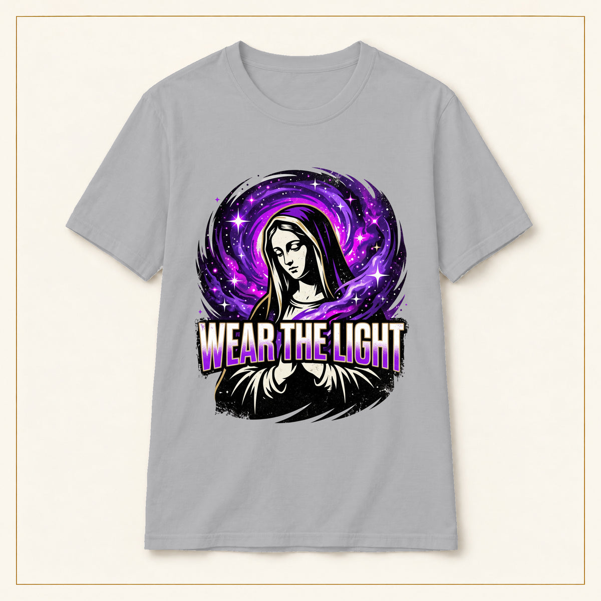 Cosmic Virgin Mary — compact corrected — Sport Grey