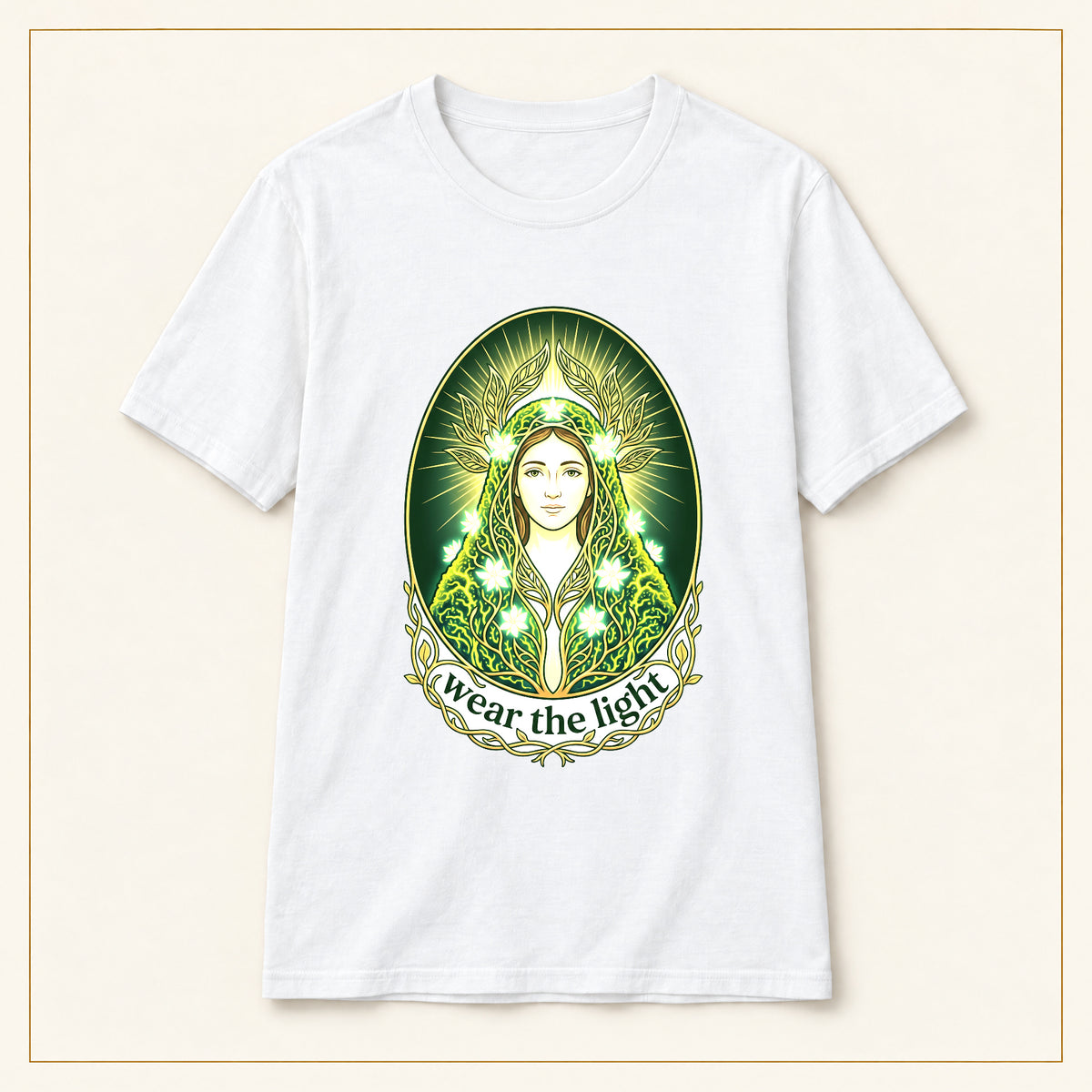 Green Goddess T-Shirt — Wear the Light