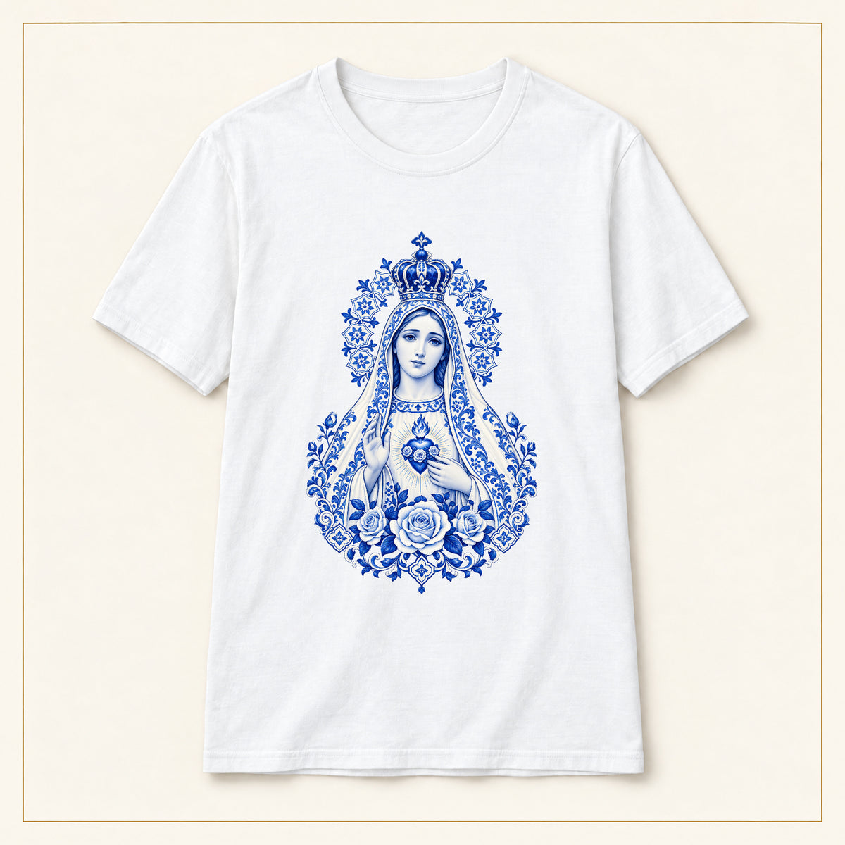 Our Lady of Fátima T-Shirt — Immaculate Heart Azulejo