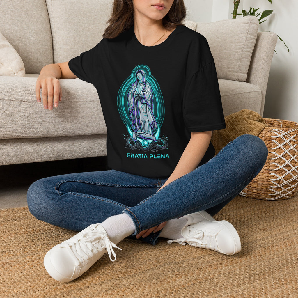 Elegant Our Lady of Guadalupe T-Shirt – Gratia Plena for Everyday Grace - MATER AETERNA
