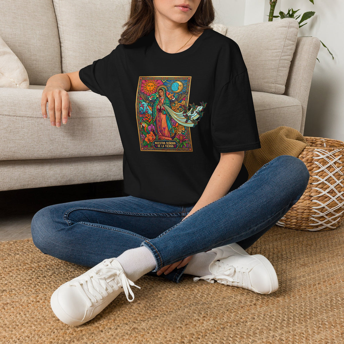 Our Lady of Guadalupe T-Shirt — Embrace Art and Spirit in Everyday Style - MATER AETERNA