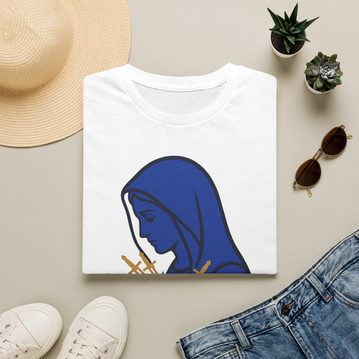 Our Lady of Sorrows T-Shirt — Embrace Faith and Comfort Every Day - MATER AETERNA