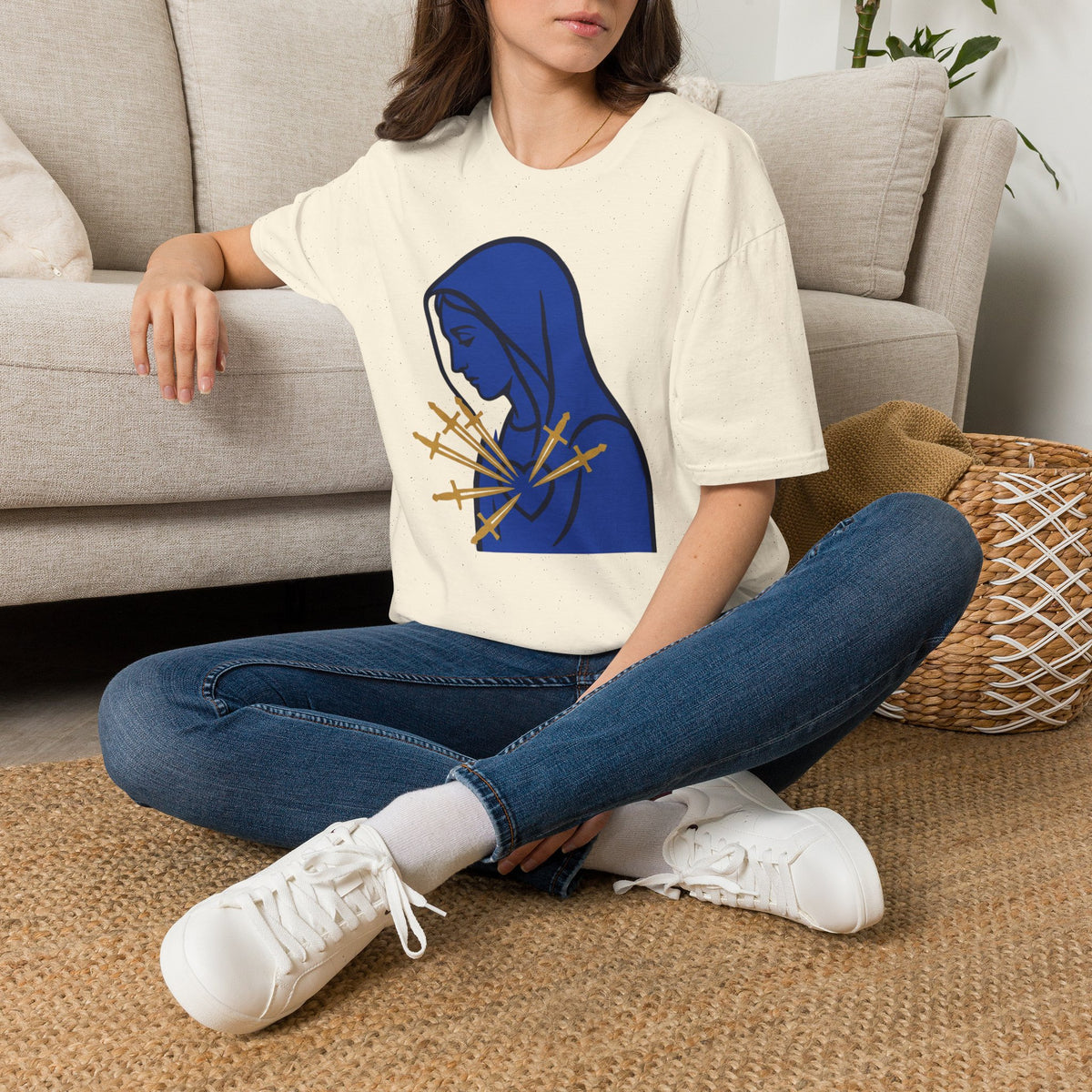 Our Lady of Sorrows T-Shirt — Embrace Faith and Comfort Every Day - MATER AETERNA