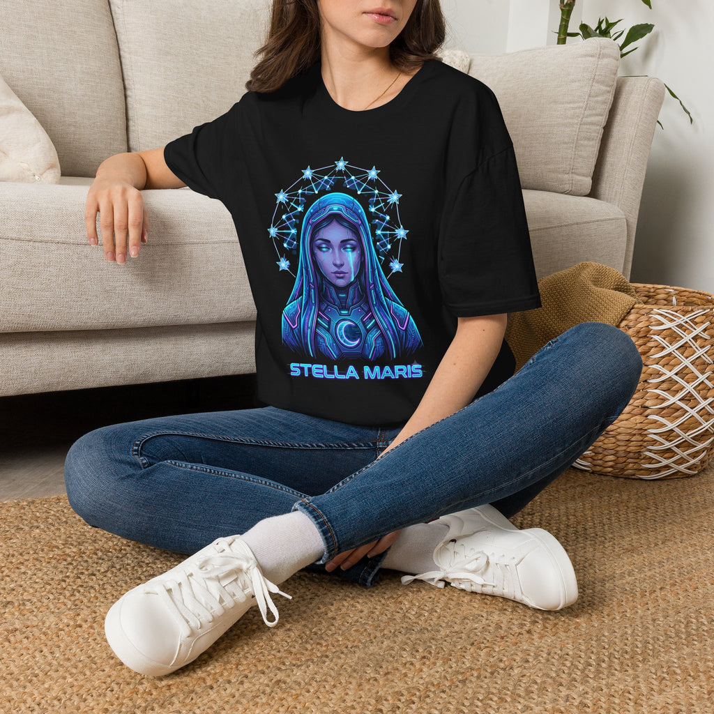 Stella Maris T-Shirt — Celestial Virgin Mary - MATER AETERNA