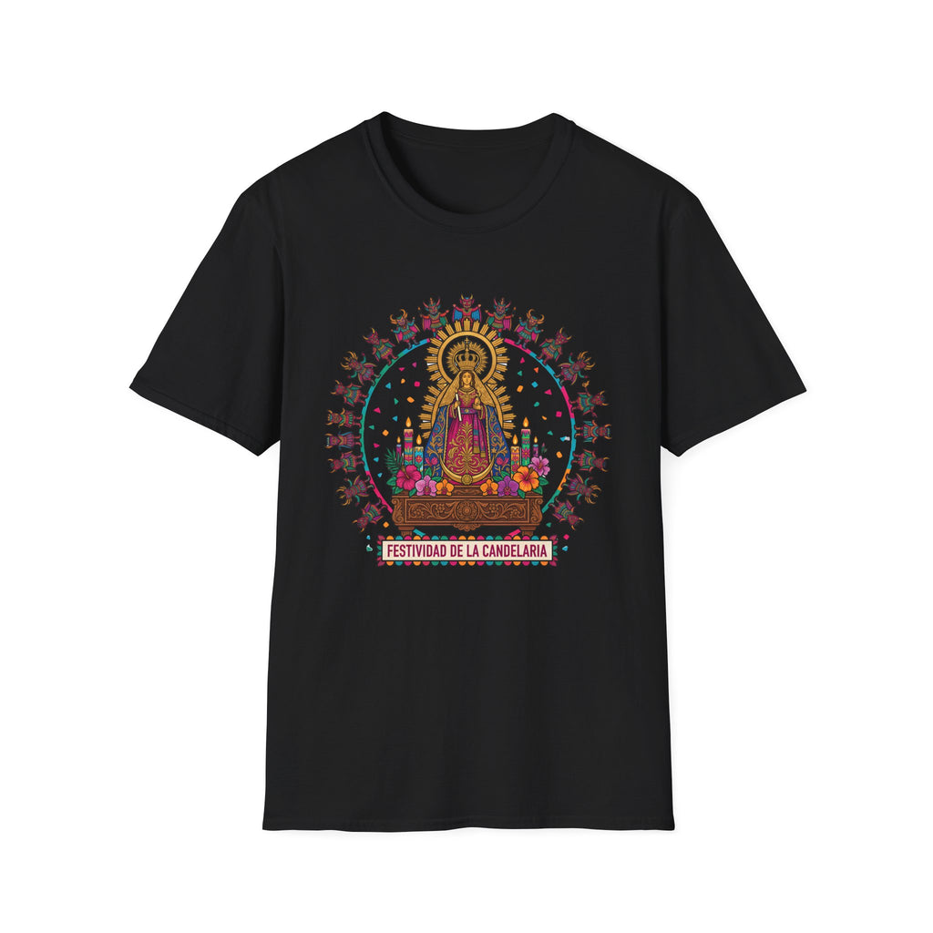 Virgen de la Candelaria T-Shirt — Devotional Portrait - MATER AETERNA