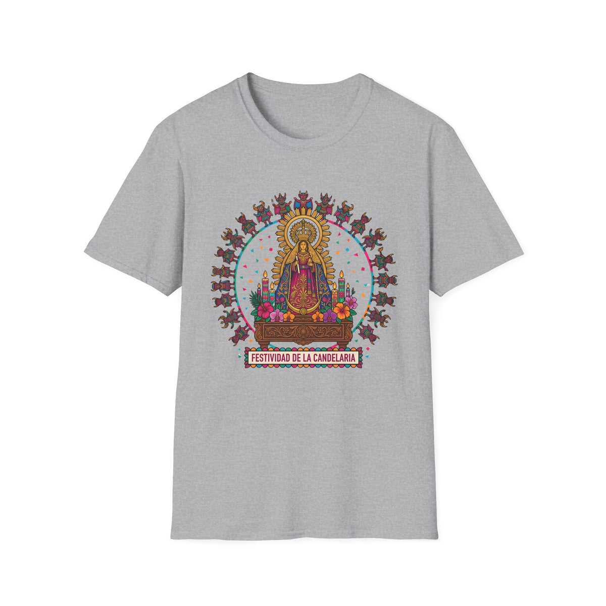 Virgen de la Candelaria T-Shirt — Devotional Portrait - MATER AETERNA