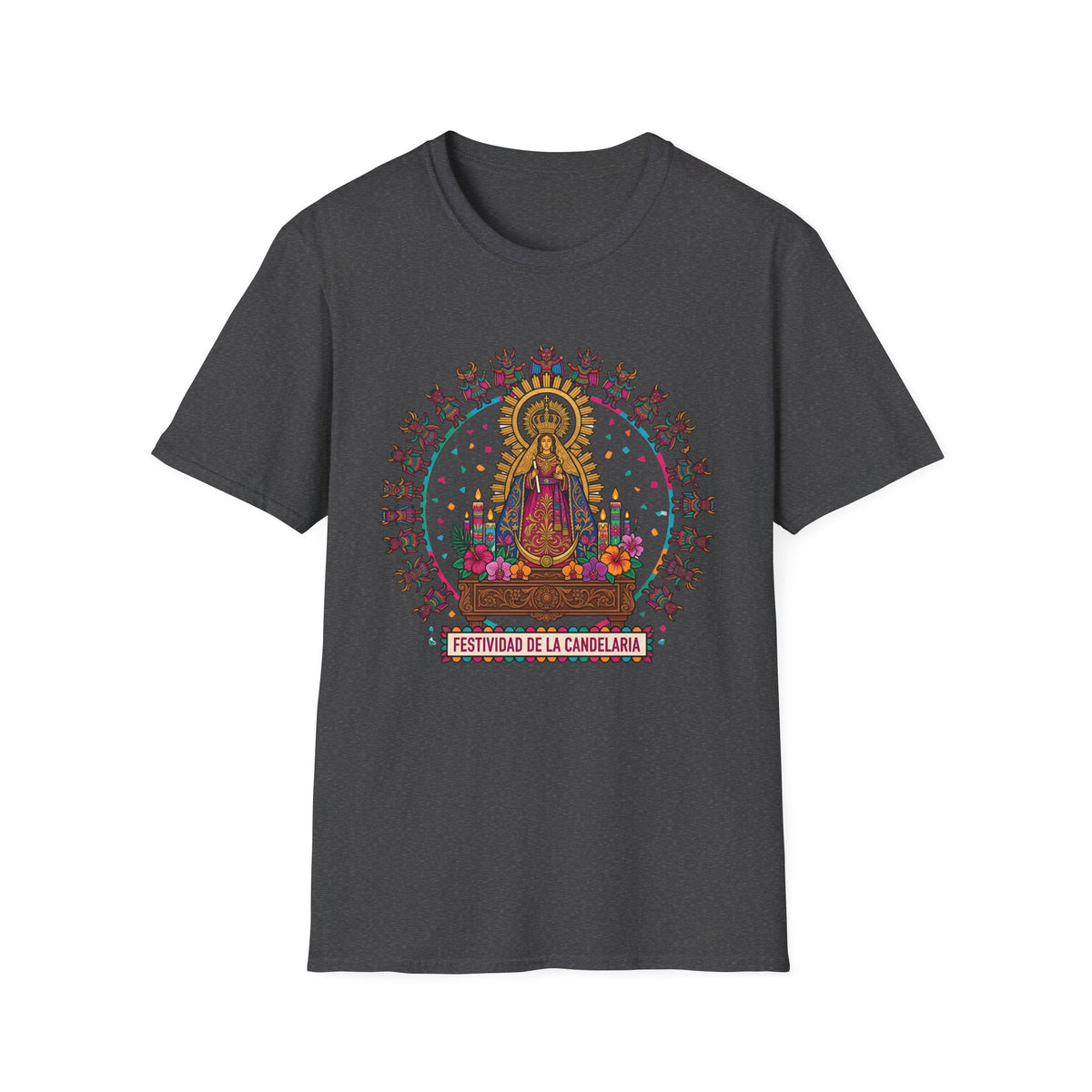 Virgen de la Candelaria T-Shirt — Devotional Portrait - MATER AETERNA