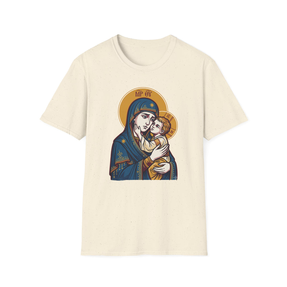 Virgin Mary & Child T-Shirt — Orthodox Icon - MATER AETERNA
